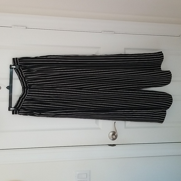 Tronjori striped wide leg pants - Picture 8 of 8